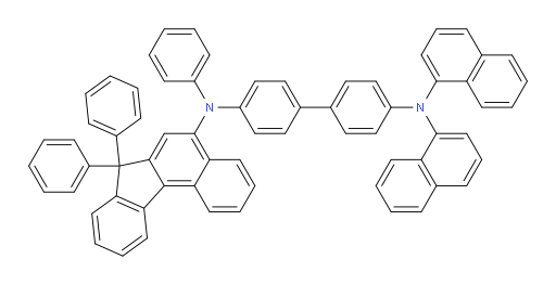 N4-(7,7-diphenyl-7H-benzo[c]fluoren-5-yl)-N4',N4'-di(naphthalen-1-yl)-N4-phenyl-[1,1'-biphenyl]-4,4'-diamine