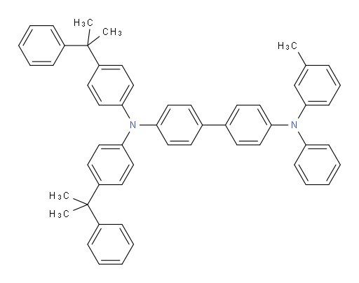 N4-phenyl-N4',N4'-bis(4-(2-phenylpropan-2-yl)phenyl)-N4-(m-tolyl)-[1,1'-biphenyl]-4,4'-diamine