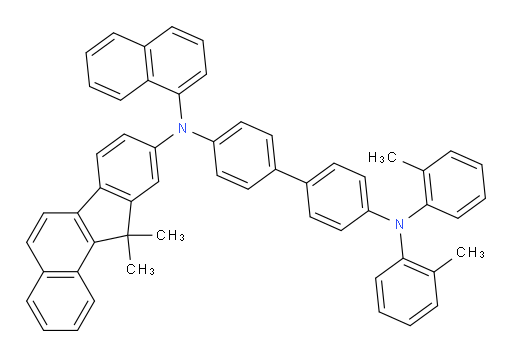 N4-(11,11-dimethyl-11H-benzo[a]fluoren-9-yl)-N4-(naphthalen-1-yl)-N4',N4'-di-o-tolyl-[1,1'-biphenyl]-4,4'-diamine