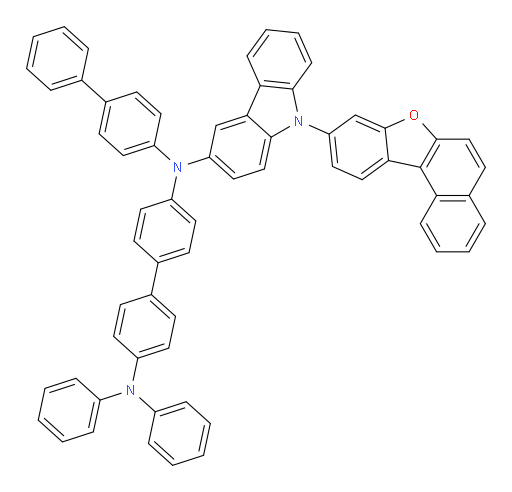 N4-([1,1'-biphenyl]-4-yl)-N4-(9-(naphtho[2,1-b]benzofuran-9-yl)-9H-carbazol-3-yl)-N4',N4'-diphenyl-[1,1'-biphenyl]-4,4'-diamine