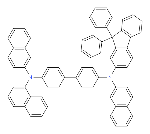 N4-(9,9-diphenyl-9H-fluoren-2-yl)-N4'-(naphthalen-1-yl)-N4,N4'-di(naphthalen-2-yl)-[1,1'-biphenyl]-4,4'-diamine