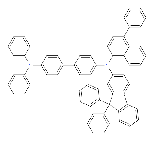 N4-(9,9-diphenyl-9H-fluoren-2-yl)-N4',N4'-diphenyl-N4-(4-phenylnaphthalen-1-yl)-[1,1'-biphenyl]-4,4'-diamine