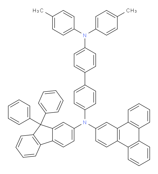 N4-(9,9-diphenyl-9H-fluoren-2-yl)-N4',N4'-di-p-tolyl-N4-(triphenylen-2-yl)-[1,1'-biphenyl]-4,4'-diamine