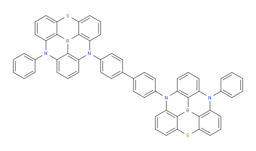 4-(8-phenyl-4-thia-8,12-diaza-3a2-boradibenzo[cd,mn]pyren-12(8H)-yl)-4'-(12-phenyl-4-thia-8,12-diaza-3a2-boradibenzo[cd,mn]pyren-8(12H)-yl)-1,1'-biphenyl