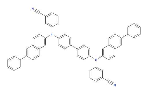 3,3'-([1,1'-biphenyl]-4,4'-diylbis((6-phenylnaphthalen-2-yl)azanediyl))dibenzonitrile