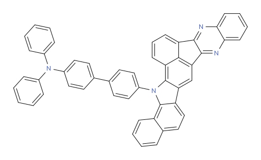 4'-(4H-benzo[i]quinoxalino[2',3':2,3]indeno[7,1-ab]carbazol-4-yl)-N,N-diphenyl-[1,1'-biphenyl]-4-amine
