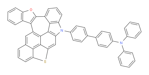 4'-(3H-7-oxa-1-thia-3-azabenzo[3,4]indeno[2',1':5,6]azuleno[7,8,1-mna]cyclopenta[def]phenanthren-3-yl)-N,N-diphenyl-[1,1'-biphenyl]-4-amine