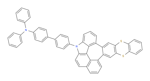 4'-(1H-8,13-dithia-1-azabenzo[3,4]naphtho[8',1',2':7,8,1]azuleno[5,6-b]anthracen-1-yl)-N,N-diphenyl-[1,1'-biphenyl]-4-amine