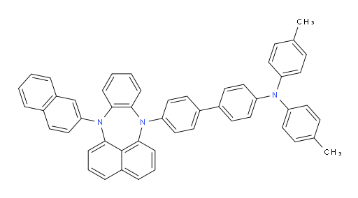 4'-(12-(naphthalen-2-yl)benzo[b]naphtho[1,8-ef][1,4]diazepin-7(12H)-yl)-N,N-di-p-tolyl-[1,1'-biphenyl]-4-amine