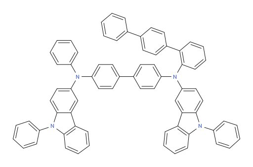 N4-([1,1':4',1''-terphenyl]-2-yl)-N4'-phenyl-N4,N4'-bis(9-phenyl-9H-carbazol-3-yl)-[1,1'-biphenyl]-4,4'-diamine