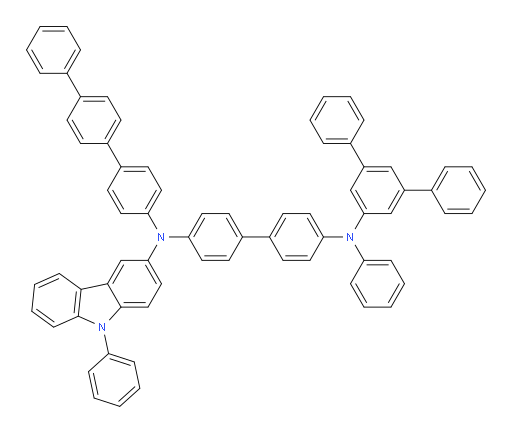 N4-([1,1':3',1''-terphenyl]-5'-yl)-N4'-([1,1':4',1''-terphenyl]-4-yl)-N4-phenyl-N4'-(9-phenyl-9H-carbazol-3-yl)-[1,1'-biphenyl]-4,4'-diamine