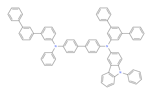 N4-([1,1':3',1''-terphenyl]-3-yl)-N4'-([1,1':3',1''-terphenyl]-5'-yl)-N4-phenyl-N4'-(9-phenyl-9H-carbazol-3-yl)-[1,1'-biphenyl]-4,4'-diamine
