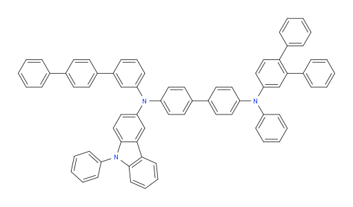 N4-([1,1':2',1''-terphenyl]-4'-yl)-N4'-([1,1':4',1''-terphenyl]-3-yl)-N4-phenyl-N4'-(9-phenyl-9H-carbazol-3-yl)-[1,1'-biphenyl]-4,4'-diamine