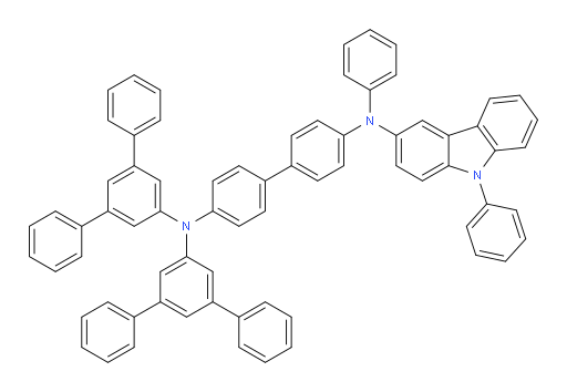 N4,N4-di([1,1':3',1''-terphenyl]-5'-yl)-N4'-phenyl-N4'-(9-phenyl-9H-carbazol-3-yl)-[1,1'-biphenyl]-4,4'-diamine