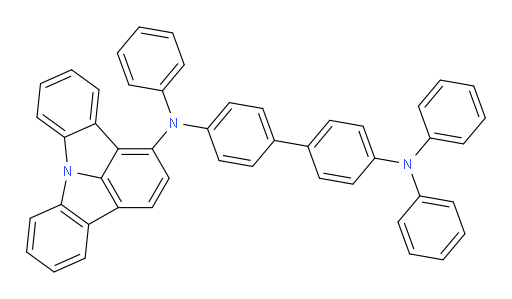 N4-(indolo[3,2,1-jk]carbazol-1-yl)-N4,N4',N4'-triphenyl-[1,1'-biphenyl]-4,4'-diamine