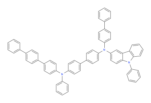 N4-([1,1'-biphenyl]-4-yl)-N4'-([1,1':4',1''-terphenyl]-4-yl)-N4'-phenyl-N4-(9-phenyl-9H-carbazol-3-yl)-[1,1'-biphenyl]-4,4'-diamine