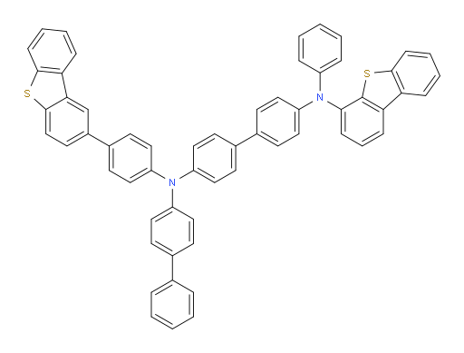 N4-([1,1'-biphenyl]-4-yl)-N4-(4-(dibenzo[b,d]thiophen-2-yl)phenyl)-N4'-(dibenzo[b,d]thiophen-4-yl)-N4'-phenyl-[1,1'-biphenyl]-4,4'-diamine