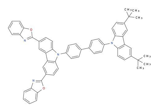 2,2'-(9-(4'-(3,6-di-tert-butyl-9H-carbazol-9-yl)-[1,1'-biphenyl]-4-yl)-9H-carbazole-3,6-diyl)bis(benzo[d]oxazole)