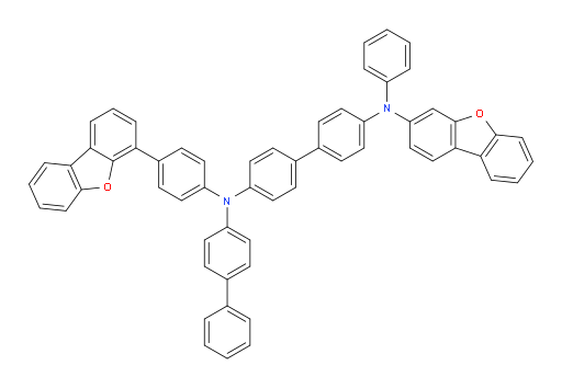 N4-([1,1'-biphenyl]-4-yl)-N4'-(dibenzo[b,d]furan-3-yl)-N4-(4-(dibenzo[b,d]furan-4-yl)phenyl)-N4'-phenyl-[1,1'-biphenyl]-4,4'-diamine