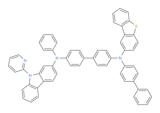 N4-([1,1'-biphenyl]-4-yl)-N4-(dibenzo[b,d]thiophen-2-yl)-N4'-phenyl-N4'-(9-(pyridin-2-yl)-9H-carbazol-2-yl)-[1,1'-biphenyl]-4,4'-diamine