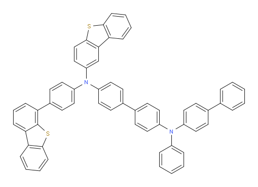 N4-([1,1'-biphenyl]-4-yl)-N4'-(dibenzo[b,d]thiophen-2-yl)-N4'-(4-(dibenzo[b,d]thiophen-4-yl)phenyl)-N4-phenyl-[1,1'-biphenyl]-4,4'-diamine