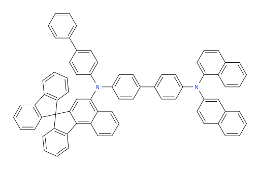 N4-([1,1'-biphenyl]-4-yl)-N4'-(naphthalen-1-yl)-N4'-(naphthalen-2-yl)-N4-(spiro[benzo[c]fluorene-7,9'-fluoren]-5-yl)-[1,1'-biphenyl]-4,4'-diamine