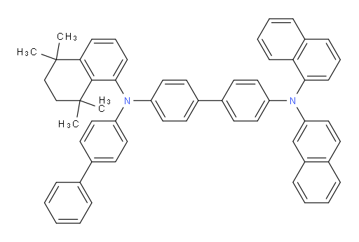 N4-([1,1'-biphenyl]-4-yl)-N4'-(naphthalen-1-yl)-N4'-(naphthalen-2-yl)-N4-(5,5,8,8-tetramethyl-5,6,7,8-tetrahydronaphthalen-1-yl)-[1,1'-biphenyl]-4,4'-diamine