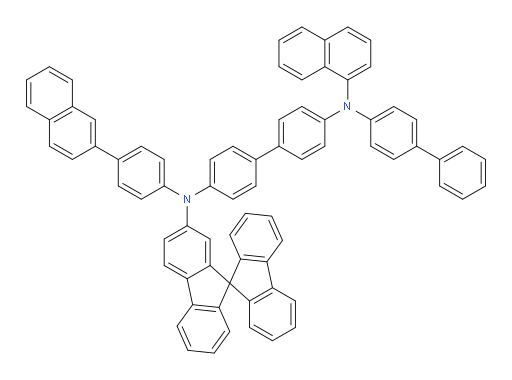 N4-(9,9'-spirobi[fluoren]-7-yl)-N4'-([1,1'-biphenyl]-4-yl)-N4'-(naphthalen-1-yl)-N4-(4-(naphthalen-2-yl)phenyl)-[1,1'-biphenyl]-4,4'-diamine