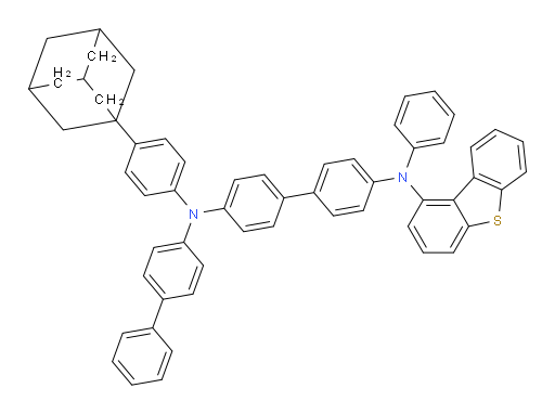 N4-([1,1'-biphenyl]-4-yl)-N4-(4-(adamantan-1-yl)phenyl)-N4'-(dibenzo[b,d]thiophen-1-yl)-N4'-phenyl-[1,1'-biphenyl]-4,4'-diamine