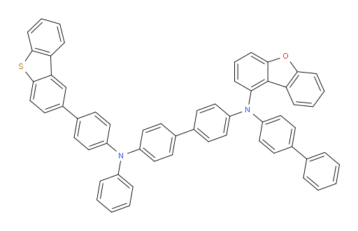 N4-([1,1'-biphenyl]-4-yl)-N4-(dibenzo[b,d]furan-1-yl)-N4'-(4-(dibenzo[b,d]thiophen-2-yl)phenyl)-N4'-phenyl-[1,1'-biphenyl]-4,4'-diamine