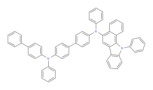 N4-([1,1'-biphenyl]-4-yl)-N4,N4'-diphenyl-N4'-(11-phenyl-11H-benzo[a]carbazol-5-yl)-[1,1'-biphenyl]-4,4'-diamine
