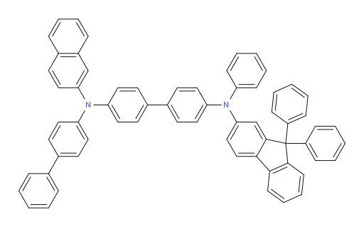 N4-([1,1'-biphenyl]-4-yl)-N4'-(9,9-diphenyl-9H-fluoren-2-yl)-N4-(naphthalen-2-yl)-N4'-phenyl-[1,1'-biphenyl]-4,4'-diamine