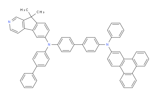 N4-([1,1'-biphenyl]-4-yl)-N4-(9,9-dimethyl-9H-indeno[2,1-c]pyridin-6-yl)-N4'-phenyl-N4'-(triphenylen-2-yl)-[1,1'-biphenyl]-4,4'-diamine
