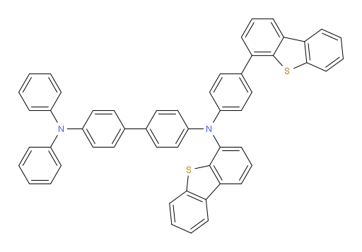 N4-(dibenzo[b,d]thiophen-4-yl)-N4-(4-(dibenzo[b,d]thiophen-4-yl)phenyl)-N4',N4'-diphenyl-[1,1'-biphenyl]-4,4'-diamine