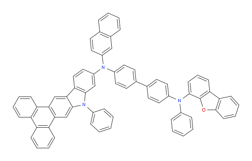 N4-(dibenzo[b,d]furan-4-yl)-N4'-(naphthalen-2-yl)-N4-phenyl-N4'-(10-phenyl-10H-phenanthro[9,10-b]carbazol-12-yl)-[1,1'-biphenyl]-4,4'-diamine