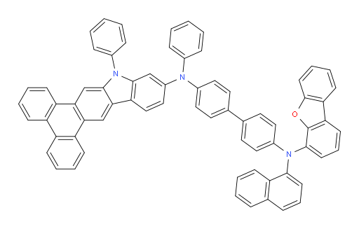 N4-(dibenzo[b,d]furan-4-yl)-N4-(naphthalen-1-yl)-N4'-phenyl-N4'-(10-phenyl-10H-phenanthro[9,10-b]carbazol-12-yl)-[1,1'-biphenyl]-4,4'-diamine