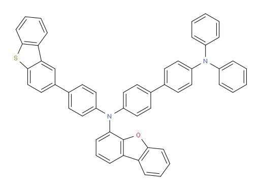 N4-(dibenzo[b,d]furan-4-yl)-N4-(4-(dibenzo[b,d]thiophen-2-yl)phenyl)-N4',N4'-diphenyl-[1,1'-biphenyl]-4,4'-diamine