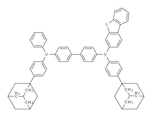 N4,N4'-bis(4-(adamantan-1-yl)phenyl)-N4-(dibenzo[b,d]thiophen-3-yl)-N4'-phenyl-[1,1'-biphenyl]-4,4'-diamine