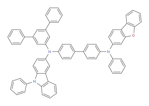 N4-([1,1':3',1''-terphenyl]-5'-yl)-N4'-(dibenzo[b,d]furan-3-yl)-N4'-phenyl-N4-(9-phenyl-9H-carbazol-3-yl)-[1,1'-biphenyl]-4,4'-diamine
