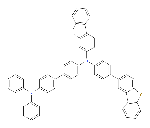 N4-(dibenzo[b,d]furan-3-yl)-N4-(4-(dibenzo[b,d]thiophen-2-yl)phenyl)-N4',N4'-diphenyl-[1,1'-biphenyl]-4,4'-diamine