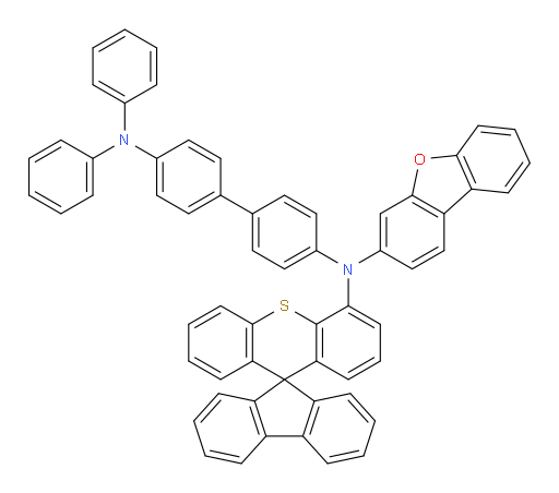 N4-(dibenzo[b,d]furan-3-yl)-N4',N4'-diphenyl-N4-(spiro[fluorene-9,9'-thioxanthen]-4'-yl)-[1,1'-biphenyl]-4,4'-diamine