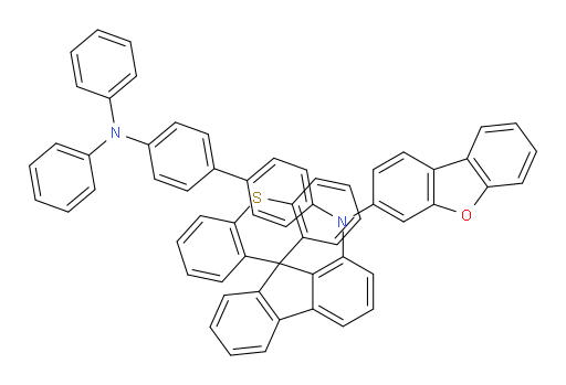 N4-(dibenzo[b,d]furan-3-yl)-N4',N4'-diphenyl-N4-(spiro[fluorene-9,9'-thioxanthen]-1-yl)-[1,1'-biphenyl]-4,4'-diamine