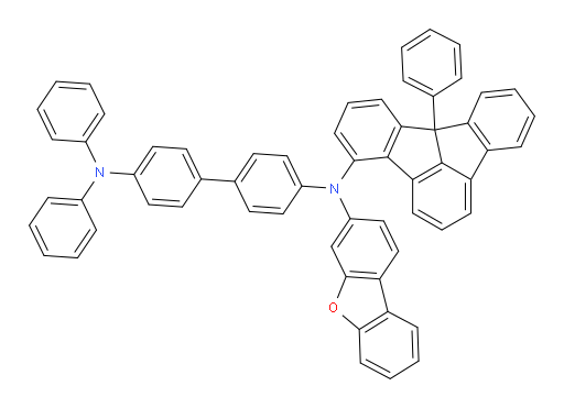 N4-(dibenzo[b,d]furan-3-yl)-N4',N4'-diphenyl-N4-(7b-phenyl-7bH-indeno[1,2,3-jk]fluoren-4-yl)-[1,1'-biphenyl]-4,4'-diamine