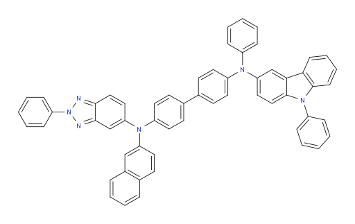 N4-(naphthalen-2-yl)-N4'-phenyl-N4-(2-phenyl-2H-benzo[d][1,2,3]triazol-5-yl)-N4'-(9-phenyl-9H-carbazol-3-yl)-[1,1'-biphenyl]-4,4'-diamine