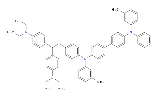 N4-(4-(2,2-bis(4-(diethylamino)phenyl)ethyl)phenyl)-N4'-phenyl-N4,N4'-di-m-tolyl-[1,1'-biphenyl]-4,4'-diamine