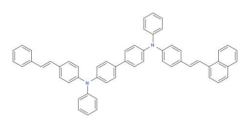 N4-(4-((E)-2-(naphthalen-1-yl)vinyl)phenyl)-N4,N4'-diphenyl-N4'-(4-((E)-styryl)phenyl)-[1,1'-biphenyl]-4,4'-diamine