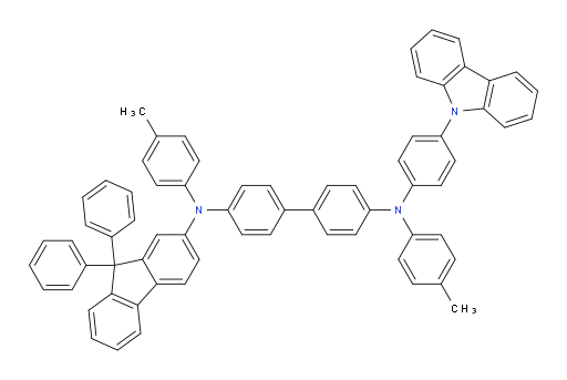 N4-(4-(9H-carbazol-9-yl)phenyl)-N4'-(9,9-diphenyl-9H-fluoren-2-yl)-N4,N4'-di-p-tolyl-[1,1'-biphenyl]-4,4'-diamine