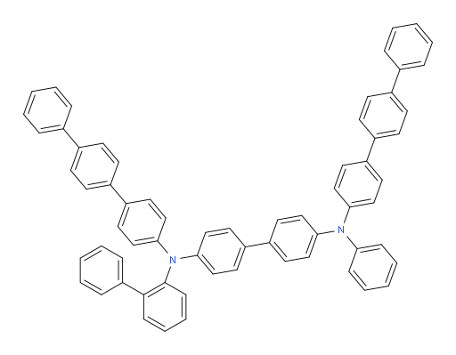 N4-([1,1'-biphenyl]-2-yl)-N4,N4'-di([1,1':4',1''-terphenyl]-4-yl)-N4'-phenyl-[1,1'-biphenyl]-4,4'-diamine