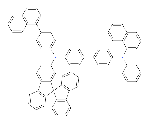 N4-(9,9'-spirobi[fluoren]-7-yl)-N4'-(naphthalen-1-yl)-N4-(4-(naphthalen-1-yl)phenyl)-N4'-phenyl-[1,1'-biphenyl]-4,4'-diamine