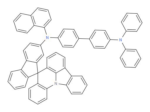 N4-(naphthalen-1-yl)-N4',N4'-diphenyl-N4-(spiro[fluorene-9,8'-indolo[3,2,1-de]acridin]-2-yl)-[1,1'-biphenyl]-4,4'-diamine